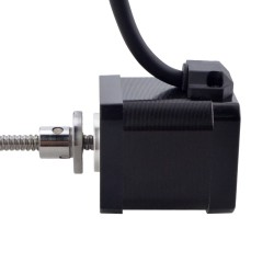 NEMA 17 External Kugelgewindetriebe Linear Schrittmotor 17E19S2504BAM5-150RS Linearhub 2mm Hublänge 150mm