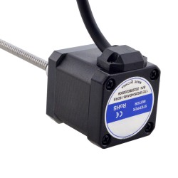NEMA 17 External Kugelgewindetriebe Linear Schrittmotor 17E19S2504BAM5-150RS Linearhub 2mm Hublänge 150mm