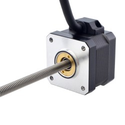 NEMA 17 Non-Captive Acme Linearaktuator Schrittmotor 17N13S1504FF5-200RS Linearhub 1,27mm Hublänge 200mm