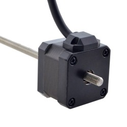 NEMA 17 Non-Captive Acme Linearaktuator Schrittmotor 17N13S1504FF5-200RS Linearhub 1,27mm Hublänge 200mm