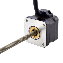 NEMA 17 Non-Captive Acme Linearaktuator Schrittmotor 17N13S1504GF5-200RS Linearhub 2,54mm Hublänge 200mm