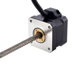 NEMA 17 Non-Captive Acme Linear Schrittmotor 17N13S1504YF5-200RS Linearhub 25,4mm Hublänge 200mm