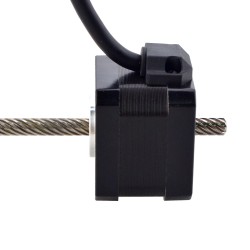 NEMA 17 Non-Captive Acme Linear Schrittmotor 17N13S1504YF5-200RS Linearhub 25,4mm Hublänge 200mm