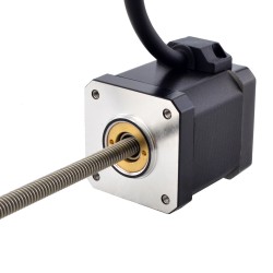 NEMA 17 Non-Captive Acme Linear Schrittmotor 17N19S2504GF5-200RS Linearhub 2,54mm Hublänge 200mm