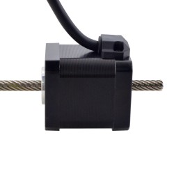 NEMA 17 Non-Captive Acme Linear Schrittmotor 17N19S2504YF5-200RS Linearhub 25,4mm Hublänge 200mm