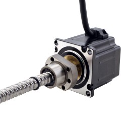 NEMA 23 External Kugelgewindetriebe Linear Schrittmotor 23E22S3004BVL5-200RS Linearhub 5mm Hublänge 200mm