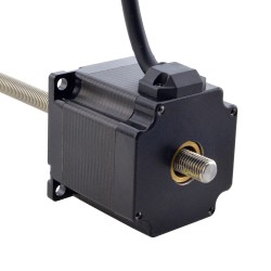 NEMA 23 Non-Captive Acme Linearaktuator Schrittmotor 23N22S3004FG5-250RS Linearhub 1,27mm Hublänge 200mm