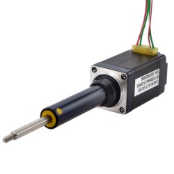 NEMA 8 Captive Acme Linear Schrittmotor 8C15S0504AC5-038RS 0,02Nm Linearhub/Umdrehung 2mm Hublänge 38,2mm