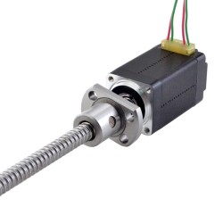 NEMA 8 External Kugelgewindetriebe Linear Schrittmotor Actuator 8E15S0504BAM5-150RS Linearhub 1mm Hublänge 150mm