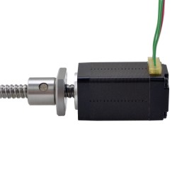 NEMA 8 External Kugelgewindetriebe Linear Schrittmotor Actuator 8E15S0504BAM5-150RS Linearhub 1mm Hublänge 150mm
