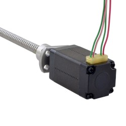 NEMA 8 External Kugelgewindetriebe Linear Schrittmotor Actuator 8E15S0504BAM5-150RS Linearhub 1mm Hublänge 150mm