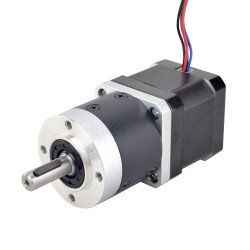 Nema 17 Doppelwellen Getriebe Schrittmotor L=39mm mit Untersetzung 10:1 Planetengetriebe