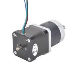 Nema 17 Doppelwellen Getriebe Schrittmotor L=39mm mit Untersetzung 10:1 Planetengetriebe