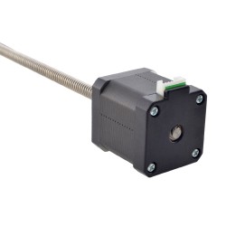 Nema 17 Non-captive Linear Schrittmotor 17N19S1684MB-200RS Linearhub 8mm Length 200mm