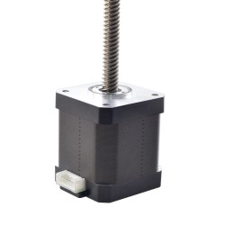 Nema 17 Non-captive Linear Schrittmotor 17N19S1684MB-200RS Linearhub 8mm Length 200mm