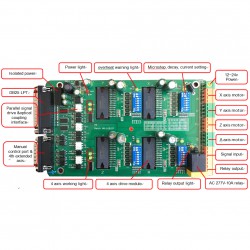 4-Achsen Schrittmotor Steuerung/Controller ST-6560V4 Treiberplatine (unterstützt MACH3, KCAM4, EMC2)