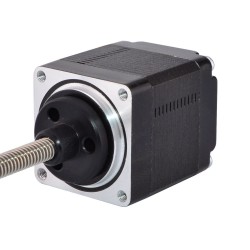 Nema 11 External Linear Schrittmotor 11LS13-0754E-100A Linearhub 0,635mm Spindel Leitspindel 100mm