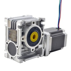 Nema 23 Schneckengetriebe Schrittmotor 23HS30-2804S-RV30-G5 L=76mm mit 5:1 Schneckengetriebebox