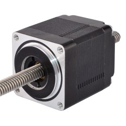 Nema 11 Non-Captive Linearaktuatoren Schrittmotor 11LS13-0754N-100B Linearhub 4,877m Hublänge 100mm