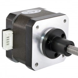 Nema 17 External Linearaktuatoren 17LS13-0404E-150D Linearhub 2mm Hublänge 150mm 26Ncm
