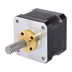 Nema 17 External Trapezspindel Linearaktuatoren 17LS13-0404E-32G Linearhub 8mm 26Ncm Hublänge 32mm