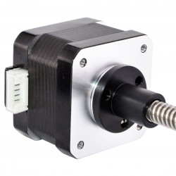 Nema 17 External Linear Schrittmotor 17LS13-0404E-300G Linearhub 8mm Hublänge 300mm 26Ncm