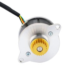 Nema 14 (Φ36x21.5mm) Runder Schrittmotor 14HR09-0434S-C1 3,83V 0,9 Grad 9,5Ncm mit Umlenkrolle