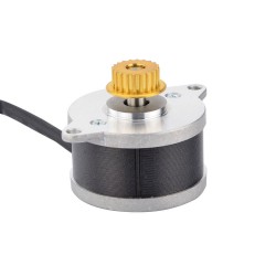 Nema 14 (Φ36x21.5mm) Runder Schrittmotor 14HR09-0434S-C1 3,83V 0,9 Grad 9,5Ncm mit Umlenkrolle
