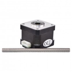 Nema 17 Non Captive Linearaktuatoren 17LS13-0404N-100D Linearhub 2mm Hublänge 100mm 26Ncm