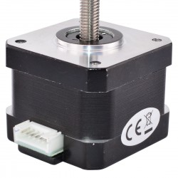 Nema 17 Non Captive Linearaktuatoren 17LS13-0404N-100D Linearhub 2mm Hublänge 100mm 26Ncm