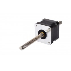 Nema 17 Non Captive Linearaktuatoren 17LS13-0404N-150G Linearhub 8mm Hublänge 150mm 26Ncm