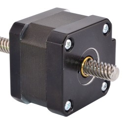 Nema 17 Non Captive Linearaktuatoren 17LS13-0404N-150G Linearhub 8mm Hublänge 150mm 26Ncm
