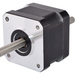 Nema 17 Non Captive Linearaktuatoren 17LS13-0844N-200D Linearhub 2mm Hublänge 150mm 28Ncm