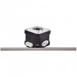 Nema 17 Non Captive Linearaktuatoren 17LS13-0844N-200D Linearhub 2mm Hublänge 150mm 28Ncm