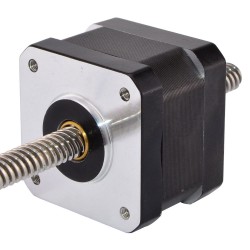 Nema 17 Non Captive Linearaktuatoren Schrittmotor 17LS13-0404N-320G Linearhub 8mm Hublänge 320mm 26Ncm