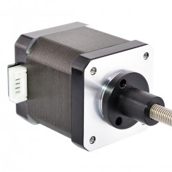 Nema 17 External Linear Schrittmotor 17LS19-1684E-200D Linearhub 2mm Hublänge 200mm 44Ncm