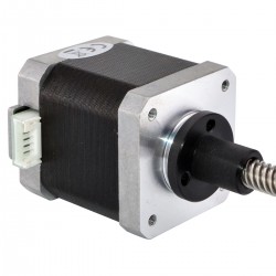 Nema 17 External Linear Schrittmotor 17LS19-1684E-300G Linearhub 8mm Hublänge 300mm 44Ncm