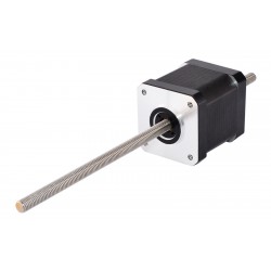 Nema 17 Non Captive Linearaktuatoren Schrittmotor 17LS19-1684N-200D Linearhub 2mm Hublänge 200mm 44Ncm