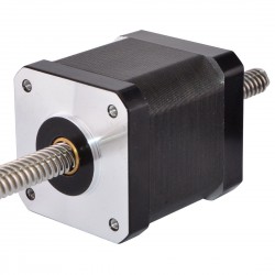 Nema 17 Non Captive Linearaktuatoren Schrittmotor 17LS19-1684N-200D Linearhub 2mm Hublänge 200mm 44Ncm