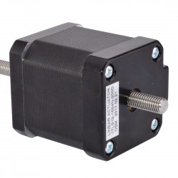Nema 17 Non Captive Linearaktuatoren Schrittmotor 17LS19-1684N-200D Linearhub 2mm Hublänge 200mm 44Ncm
