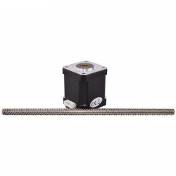 Nema 17 Non Captive Linearaktuatoren Schrittmotor 17LS19-1684N-200D Linearhub 2mm Hublänge 200mm 44Ncm