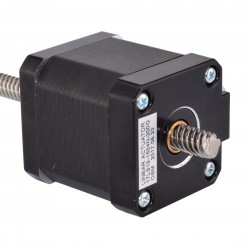 Nema 17 Non Captive Linearaktuatoren Schrittmotor 17LS19-1684N-200G Linearhub 8mm Hublänge 200mm 44Ncm