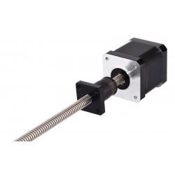 Nema 17 External Linear Schrittmotor 17LS19-0406E-330Y Linearhub 2mm Hublänge 330mm 32Ncm