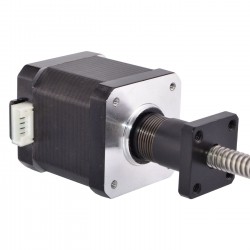 Nema 17 External Linear Schrittmotor 17LS19-0406E-330Y Linearhub 2mm Hublänge 330mm 32Ncm