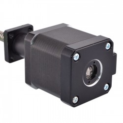 Nema 17 External Linear Schrittmotor 17LS19-0406E-330Y Linearhub 2mm Hublänge 330mm 32Ncm