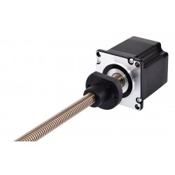 Nema 23 External Linear Schrittmotor 23LS22-2004E-150T Linearhub 2mm Hublänge 250mm 1,2Nm