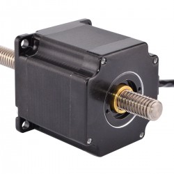 Nema 23 Non Captive Linearaktuatoren 23LS22-2004N-250T Linearhub 2mm Hublänge 250mm 1,2Nm