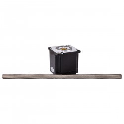 Nema 23 Non Captive Linearaktuatoren 23LS22-2004N-250T Linearhub 2mm Hublänge 250mm 1,2Nm