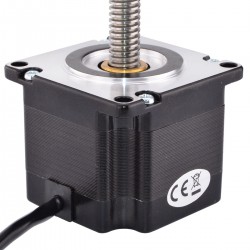 Nema 23 Non Captive Linearaktuatoren 23LS18-2004N-300N Linearhub 2mm Hublänge 300mm 0,7Nm