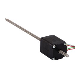 Nema 8 Non Captive Linear Schrittmotor 8LS11-0244AD-150N Linearhub 4mm Hublänge 150mm
